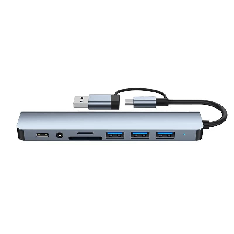 Hub USB 8-en-1 Multiport avec Audio et TFPD
